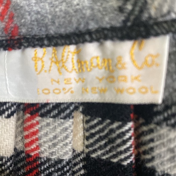 VINTAGE WOOL SKIRT - Picture 7 of 8